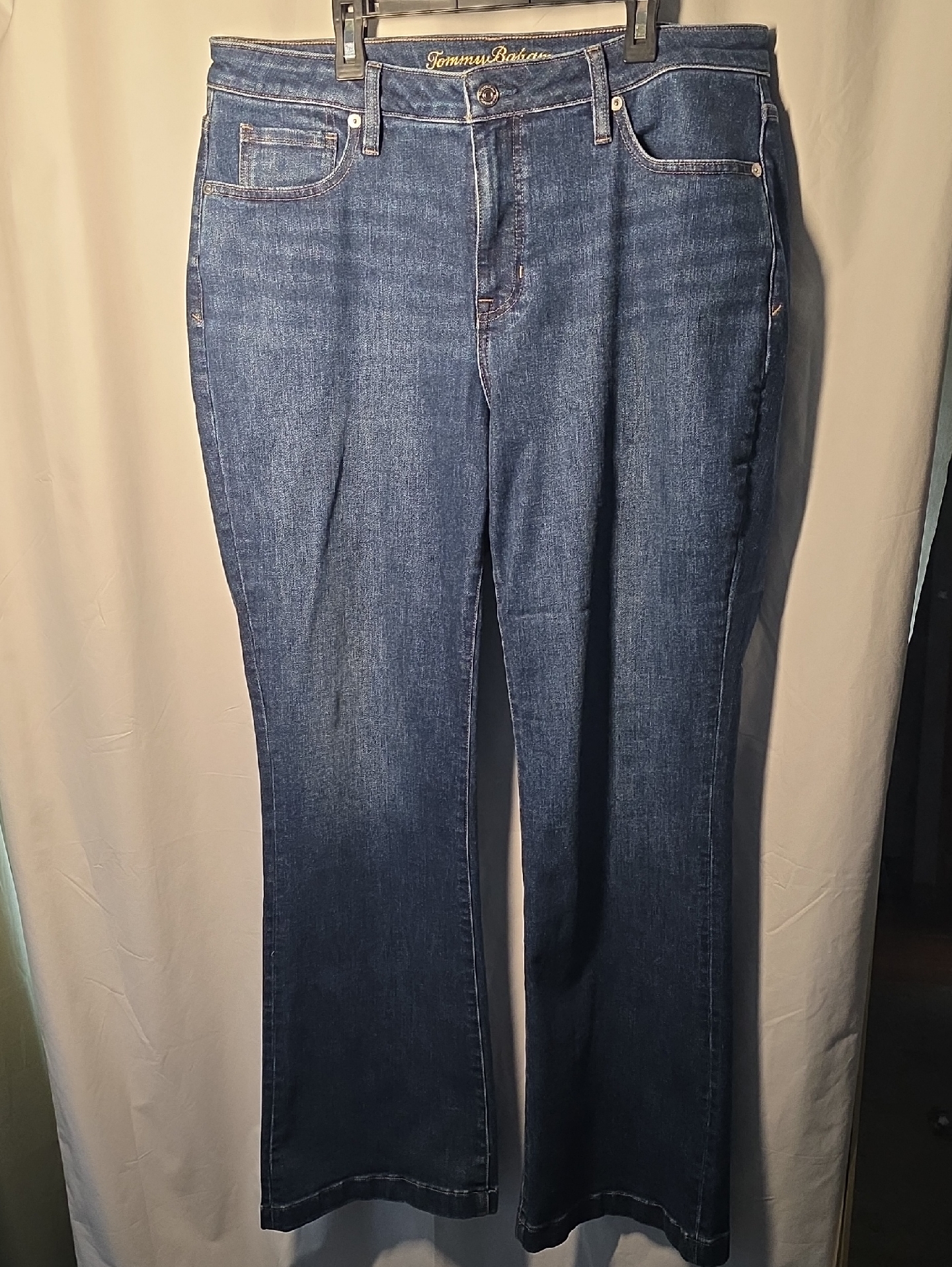 Tommy Bahama Women's Dark Indigo Wide Leg Jeans